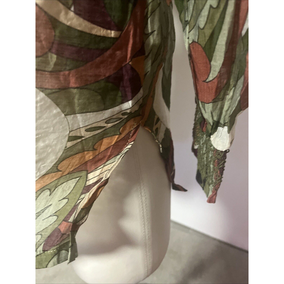 Sheer Dressy Button Up Blouse By Paparazzi NWT Embroidered details - Picture 8 of 12